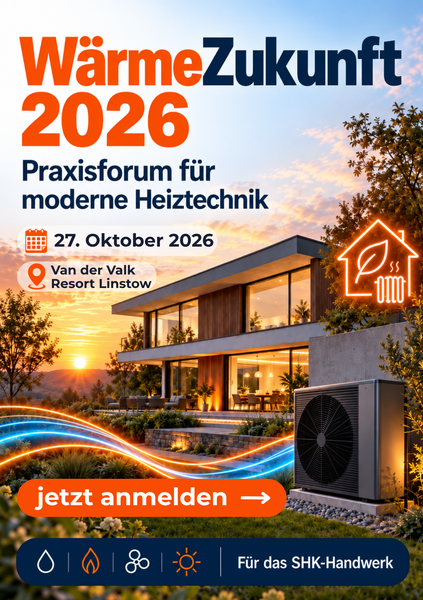 WärmeZukunft 2026 – Praxisforum für moderne Heiztechnik und Gebäudemodernisierung