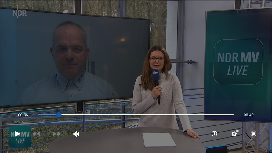 Landesinnungsmeister Marco Hanke äußert sich bei NDR MV Live zum Thema "Wie in Zukunft heizen?"